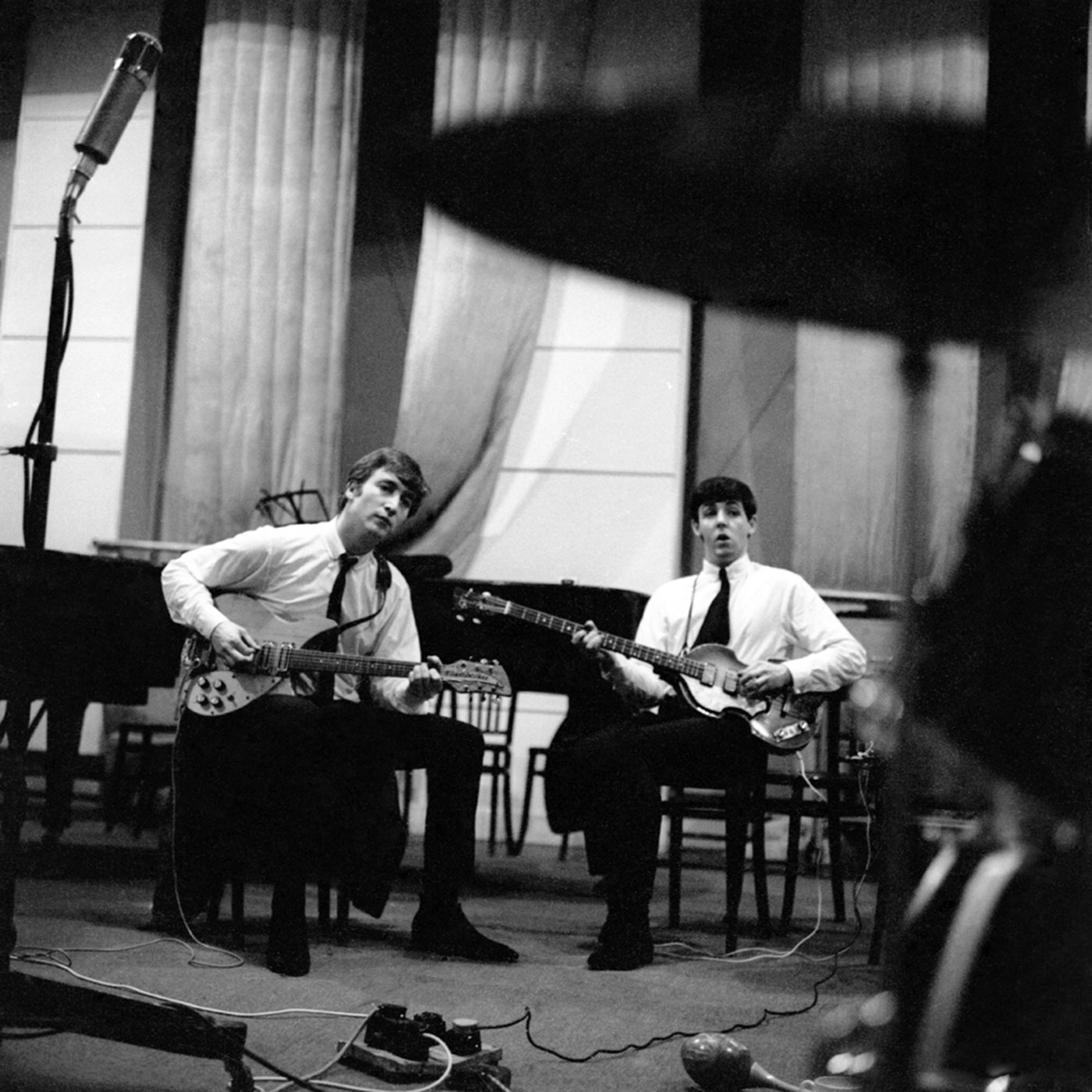 The Beatles recording Please Please Me