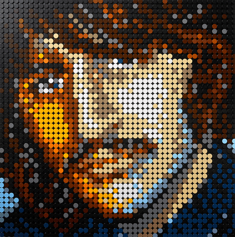 THE BEATLES X LEGO ART