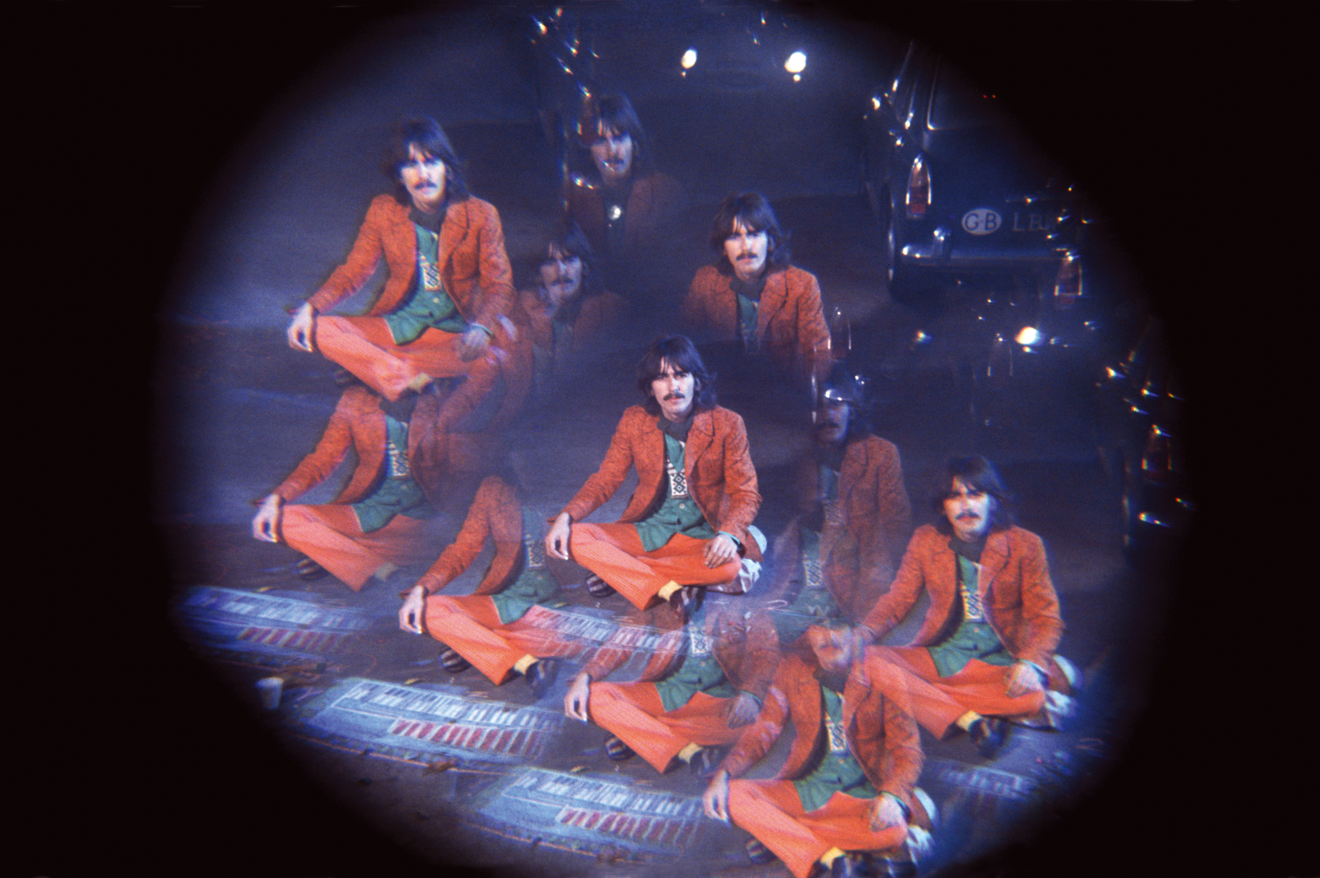 George filmed for the sequence of Blue Jay Way