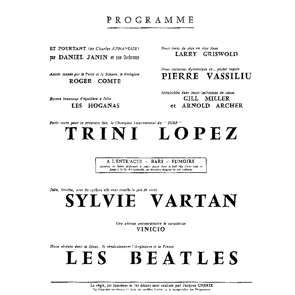 Paris programme