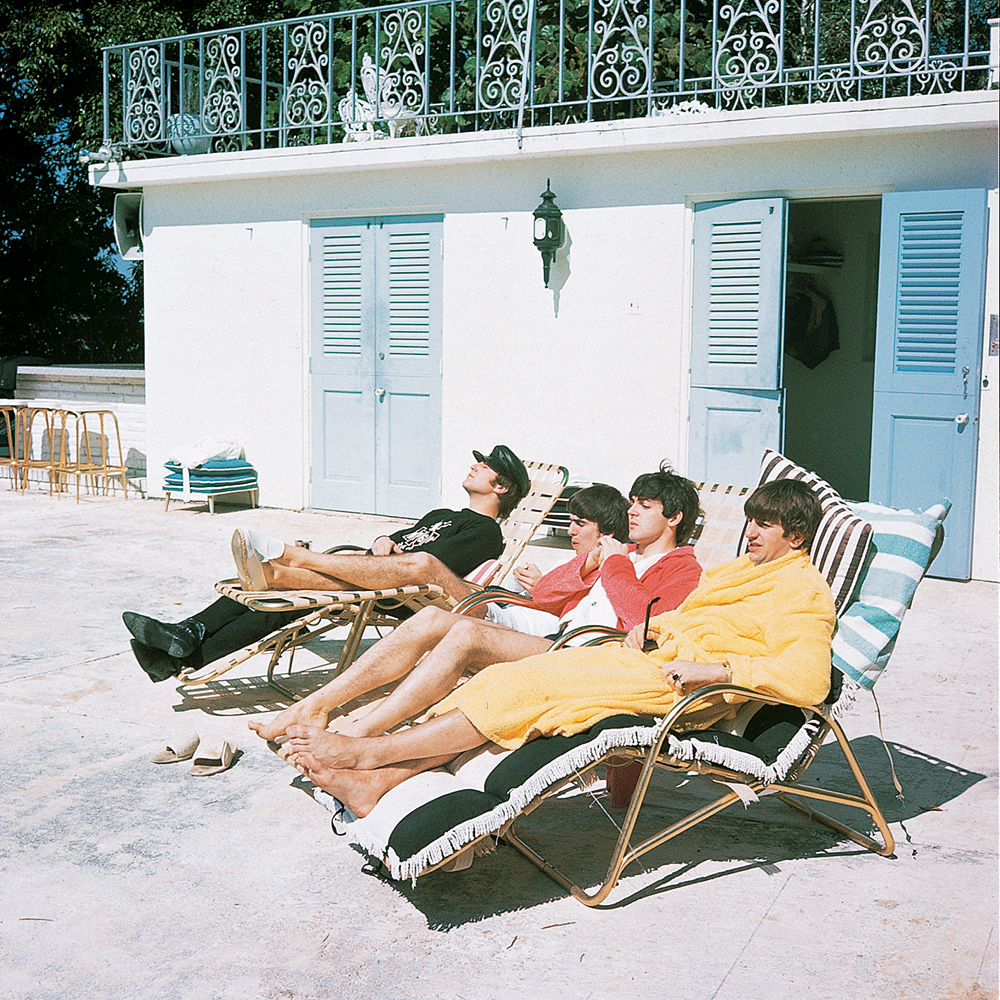 Relaxing during the first US Visit