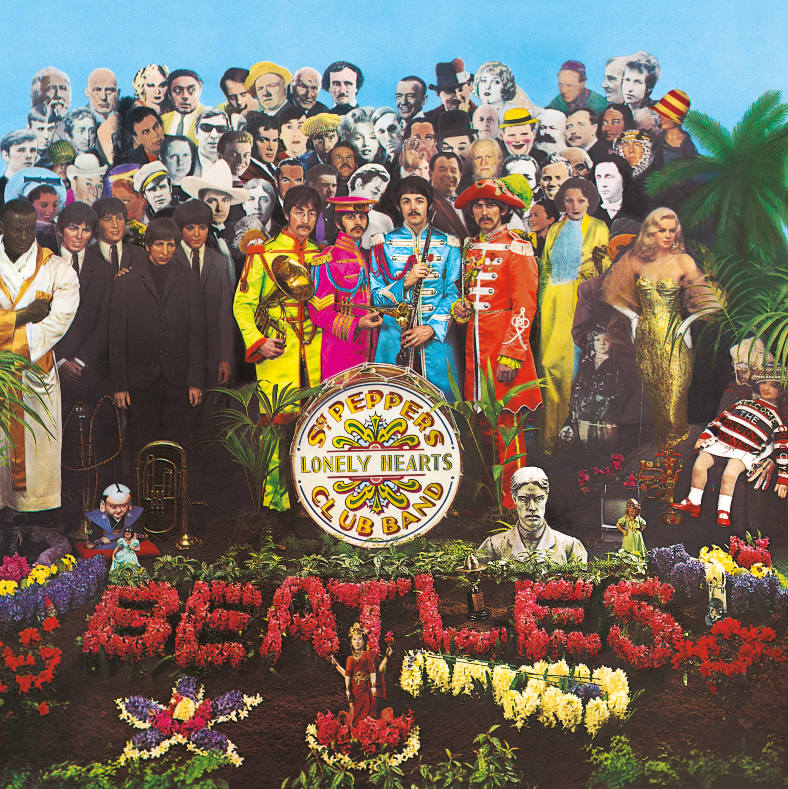 洋楽 The Beatles Sgt. Pepper's UK Momo OTD in 1967 the UK LP of Sgt. Pepper's Lonely Hearts Club Band was