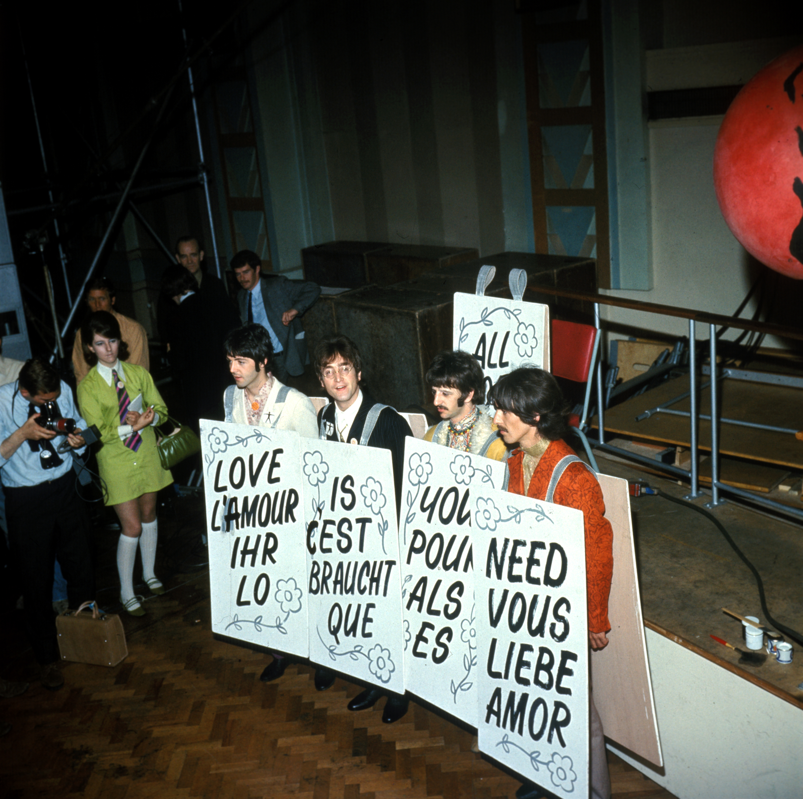 all you need is love broadcast
