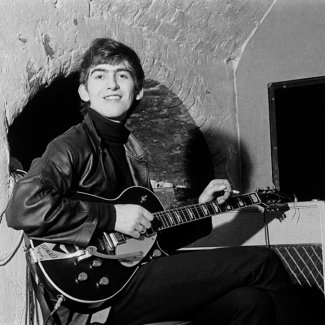 George rehearsing at the Cavern