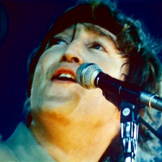 John playing at Shea Stadium