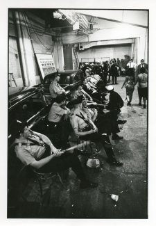 police at beatles concert in Detroit