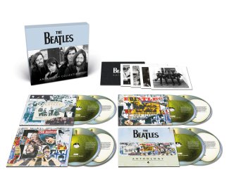 4 x 2CD albums in gatefold digisleeves with booklets in slipcase + 4 x photo art cards in unique numbered envelope