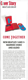 The Beatles' 1 Video Collection Has Arrived - And To Great Critical Acclaim! The Beatles' 1 Video Collection Has Arrived - And To Great Critical Acclaim!