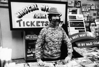 Roll up! Roll up! The Beatles invite you to make a reservation for the Magical Mystery Tour Roll up! Roll up! The Beatles invite you to make a reservation for the Magical Mystery Tour