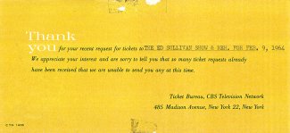 9th February, 1964 - The Beatles Make Their Ed Sullivan Show Debut 9th February, 1964 - The Beatles Make Their Ed Sullivan Show Debut