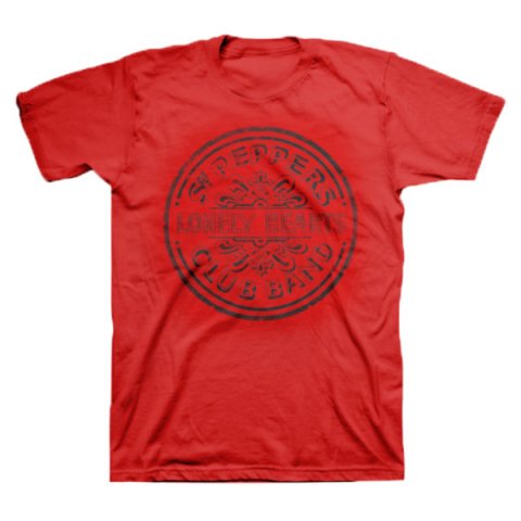 Sgt. Pepper Logo Red T-Shirt
