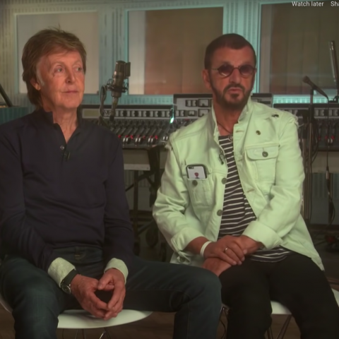 Facebook Live chat with Ron Howard, Paul and Ringo