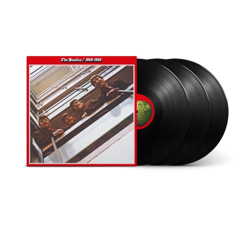 3LP Black Vinyl product shot: 1962-1966 (‘The Red Album’)