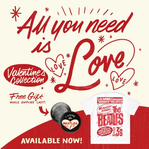 All You Need Is Love Valentines Collection