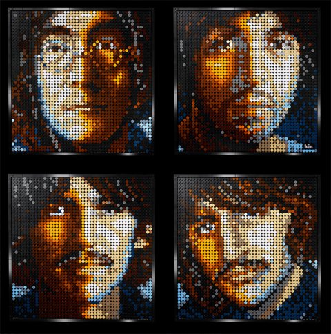 THE BEATLES X LEGO ART