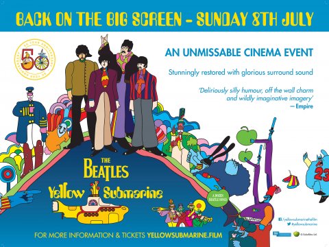 YELLOW SUBMARINE returns to cinemas across the UK, Ireland and the U.S. this summer YELLOW SUBMARINE returns to cinemas across the UK, Ireland and the U.S. this summer