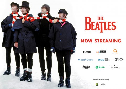 THE BEATLES NOW STREAMING