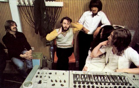 the beatles in the studio