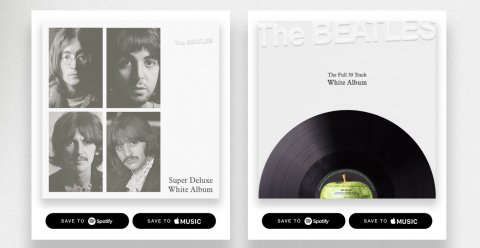 #mywhitealbum Playlist Creator