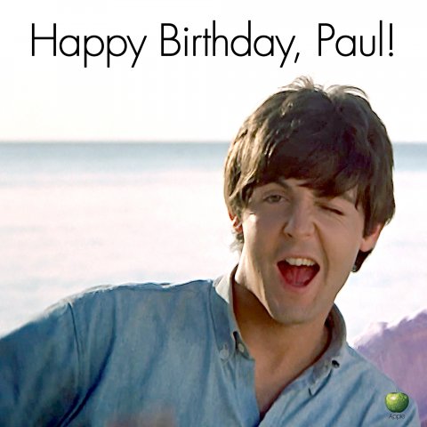happy birthday Paul